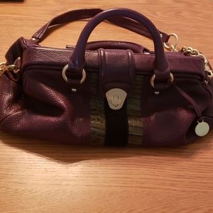 Purple Brahmin shoulder bag